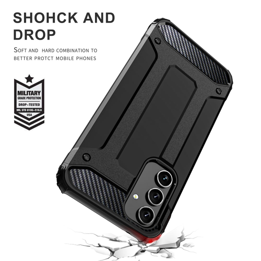 Techsuit Hybrid Armor - Samsung Galaxy A54 - Black