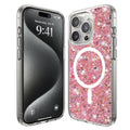 Sparkly Glitter MagSafe - iPhone 15 Pro - Pink