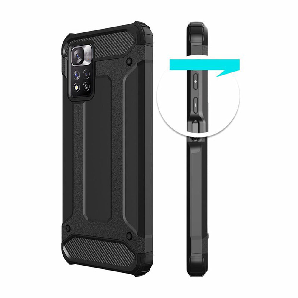 Techsuit Hybrid Armor - Xiaomi Redmi Note 11 Pro+ 5G - Black