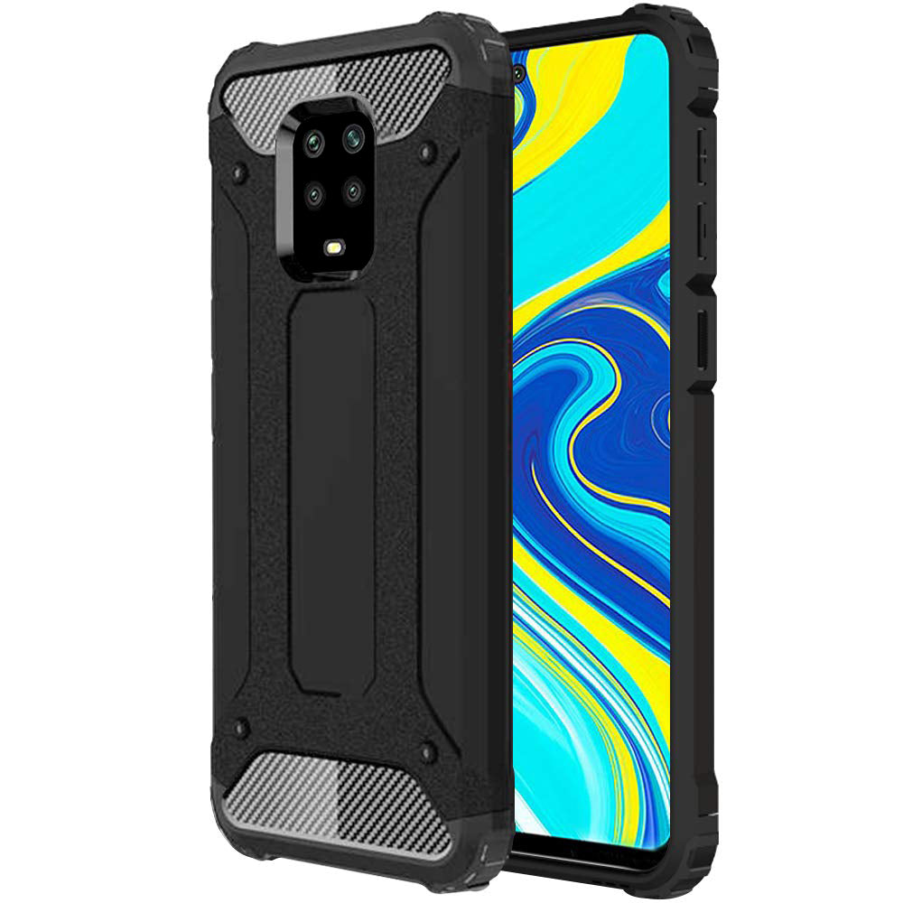 Techsuit Hybrid Armor - Xiaomi Redmi Note 9S/ Note 9 Pro/ Note 9 Pro Max - Black