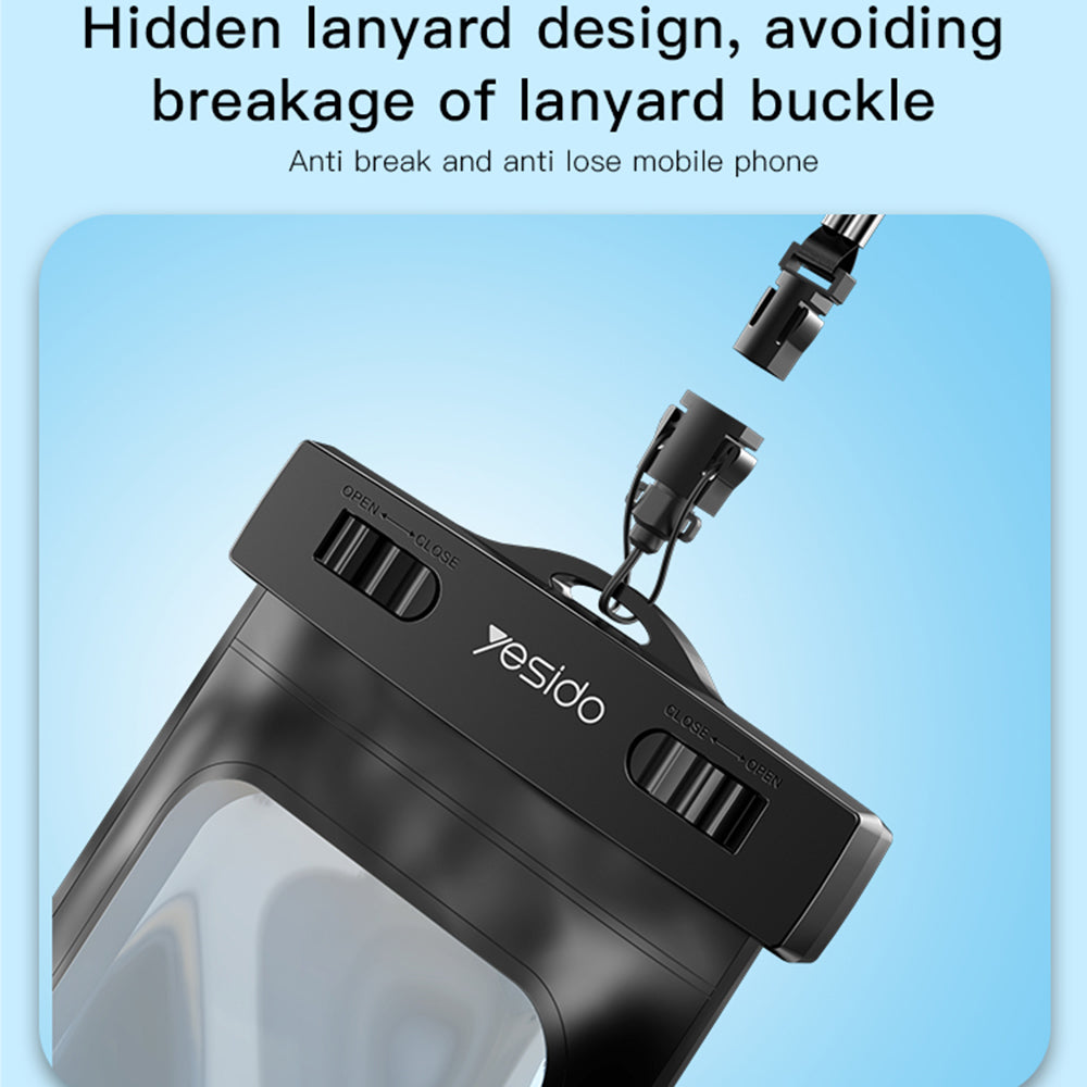 Waterproof Case (WB10) - IPX8, for Phones max 6.7" - Black