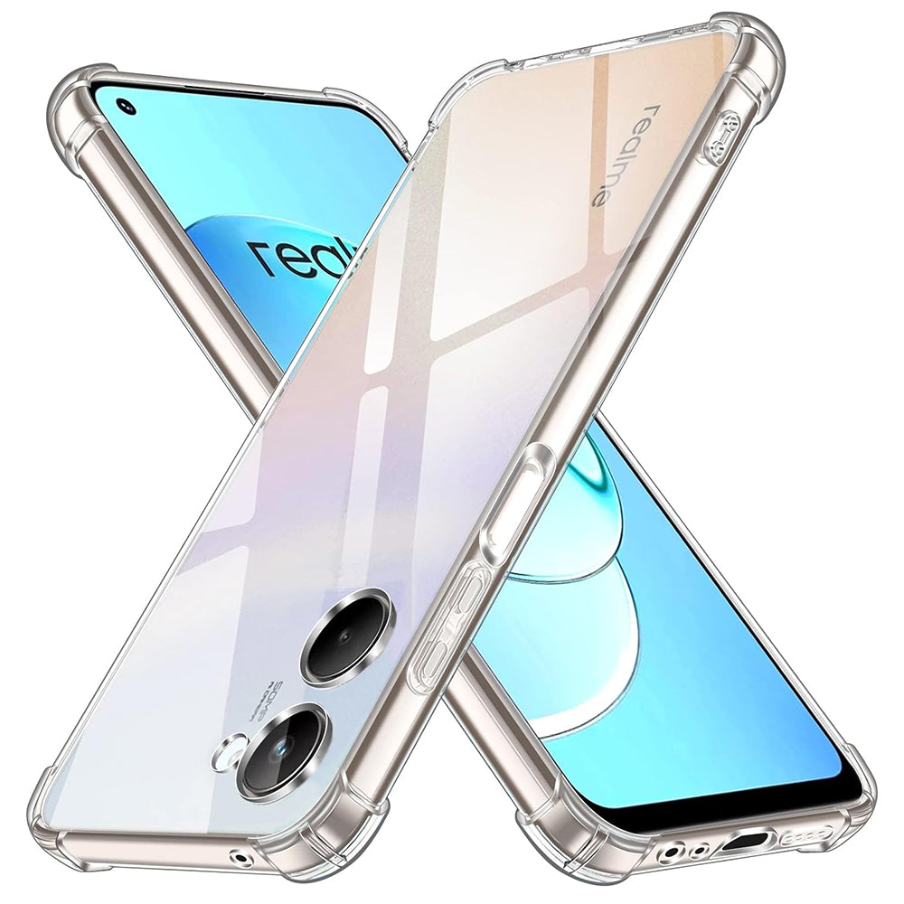 Techsuit Shockproof Clear Silicone - Realme 10 4G - Clear