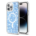 Sparkly Glitter MagSafe - iPhone 14 Pro Max - Blue
