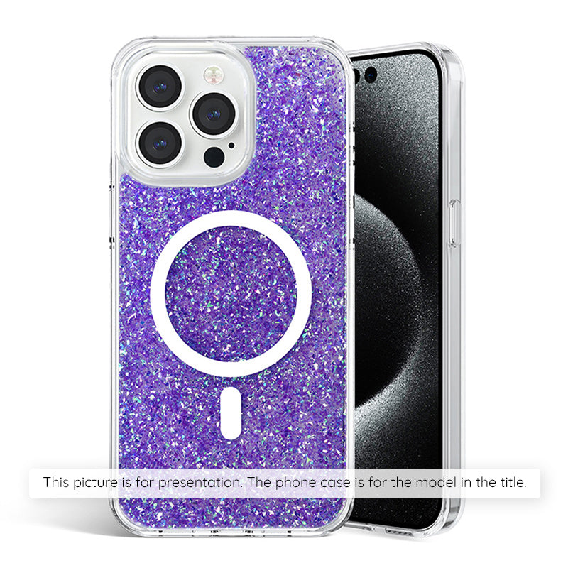 Sparkly Glitter MagSafe - iPhone 11 Pro - Purple