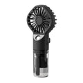 Handheld Fan (G10) - Portable, with Humidifier, Four Speeds, USB - Black