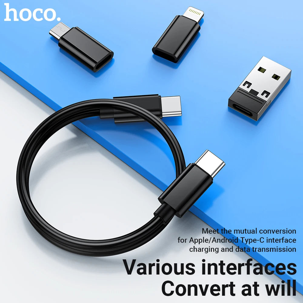 Hoco Set Cable, Adapters & Card Remover Treasure Box - Black