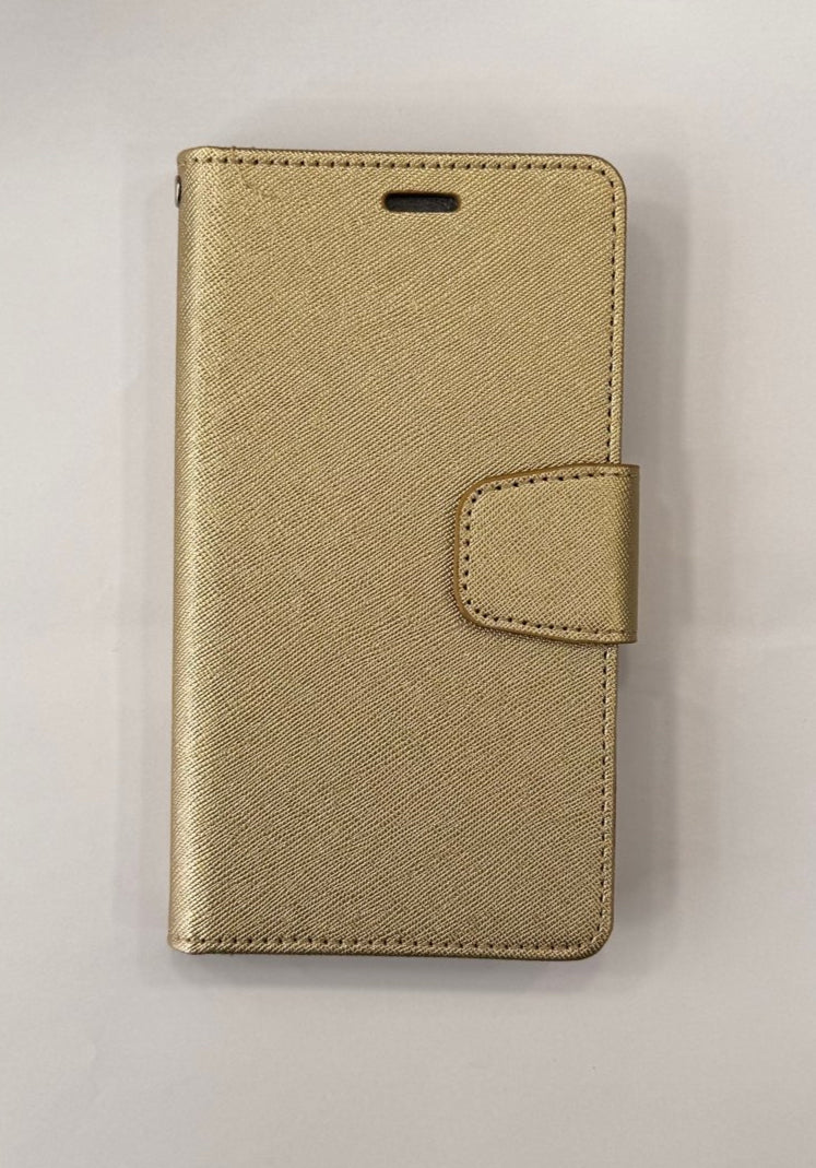Universal θήκη book 5"-5,2"inches Gold