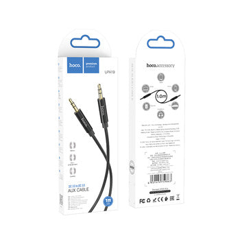 HOCO cable UPA19 JACK 3.5MM - JACK 3.5MM 1M Black