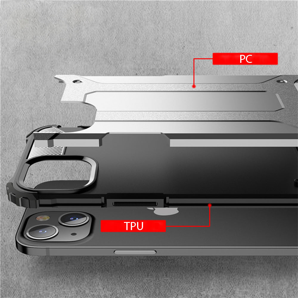 Techsuit Hybrid Armor - iPhone 15 Plus - Black