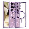 Luxury Glitter MagSafe - Samsung Galaxy S22 Ultra 5G - Light Purple