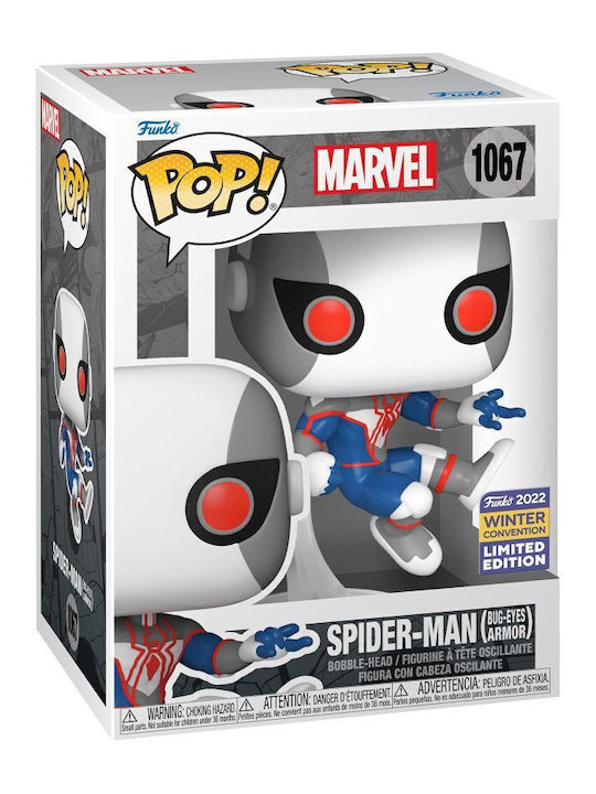Funko Pop! Marvel Comics - Spider-Man (Bug-Eyes Armor) (Convention Limited Edition) #1067 Bobble-Head Vinyl Figure
