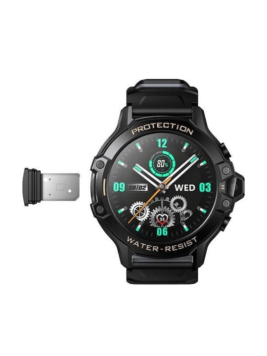Smartwatch for kids Hoco1,28" 4G GPS with call 
function Y107 black