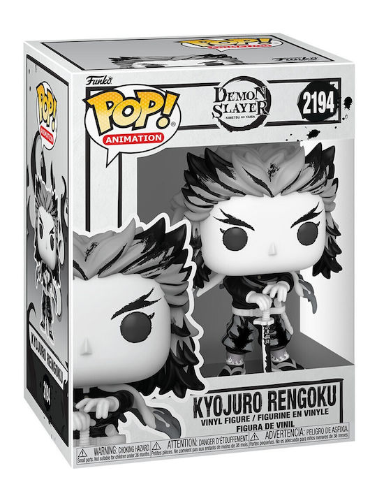 Funko Pop! Animation: Demon Slayer - Kyojuro Rengoku (Sumi-Ink) #2194 Vinyl Figure