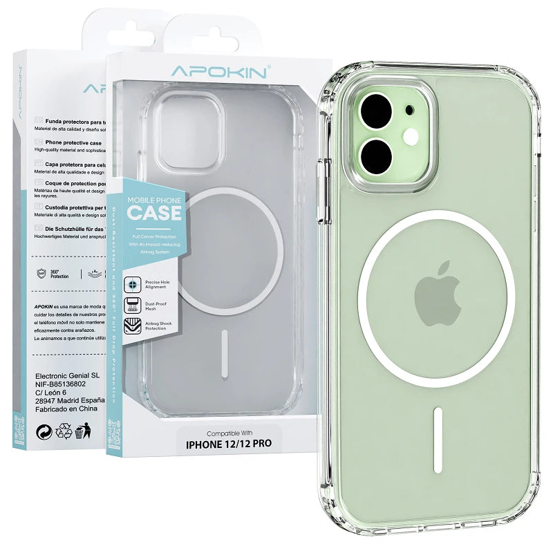 Case Apokin Transparent MagSafe Basic for iPhone 12/12 Pro