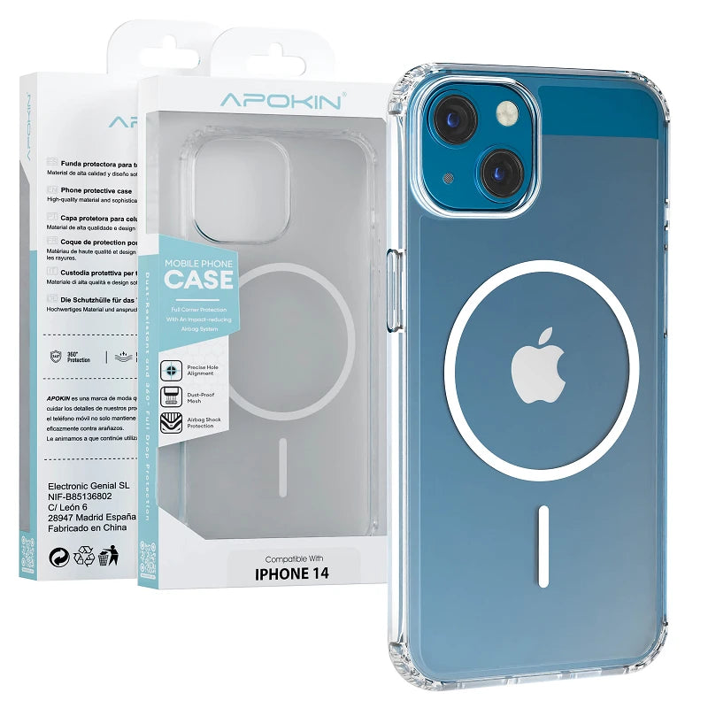 Case Apokin Transparent MagSafe Basic for iPhone 13/14