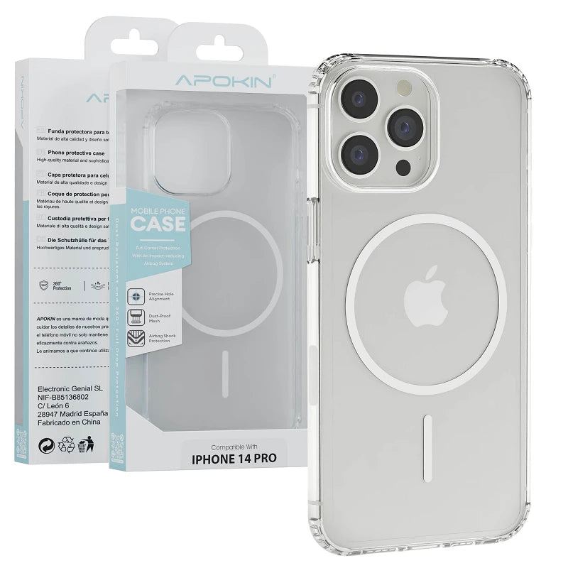 Case Apokin Transparent MagSafe Basic for iPhone 14 Pro