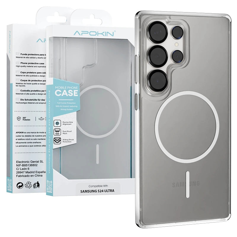 Case Apokin Transparent MagSafe Basic for Samsung S24 Ultra