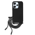 Soft Case with Lanyard Xiaomi Redmi 12 5-Colors - Color : Black
