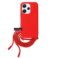 Soft Case with Lanyard Xiaomi Redmi 12 5-Colors - Color : Red