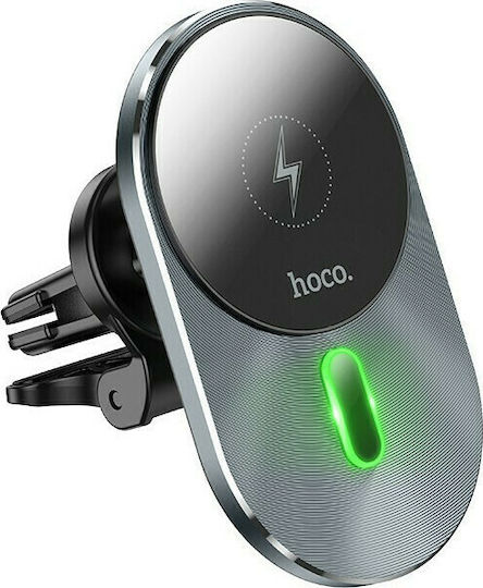 Wireless car phone holdercompatible with Magsafe Hoco 15W air vent CA91 gray