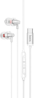 Hoco M90 Delight In-ear Handsfree με Βύσμα USB-C 1.2m - Ασημί