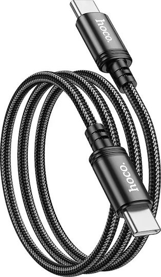 Hoco X89 Wind Braided USB-C to USB-C 60W 1m Black