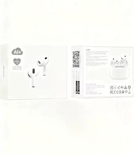 Hoco EW98 Wireless Headphones, AI+ Heart Rate Monitoring White